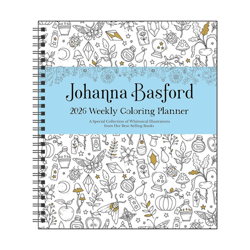 2026 Planner Johanna Basford Coloring Week to View, Andrews McMeel AM98045