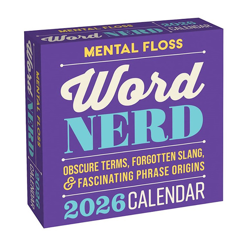 2026 Calendar Mental Floss: Word Nerd Day-to-Day Boxed, Andrews McMeel AM98472