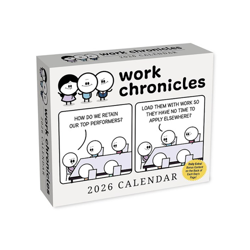 2026 Calendar Work Chronicles Day-to-Day Boxed, Andrews McMeel AM98618
