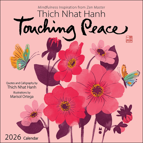 2026 Calendar Thich Nhat Hanh Square Wall, Amber Lotus AM98632