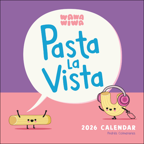 2026 Calendar Wawawiwa Pasta La Vista Square Wall, Andrews McMeel AM98953