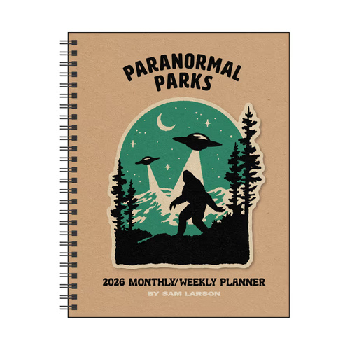 2026 Planner Paranormal Parks Monthly/Weekly, Andrews McMeel AM99103