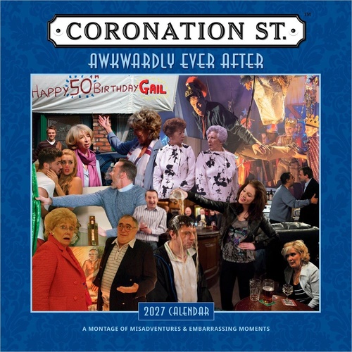 2027 16-Month Calendar Coronation Street Wyman Square Wall, Browntrout BT17409