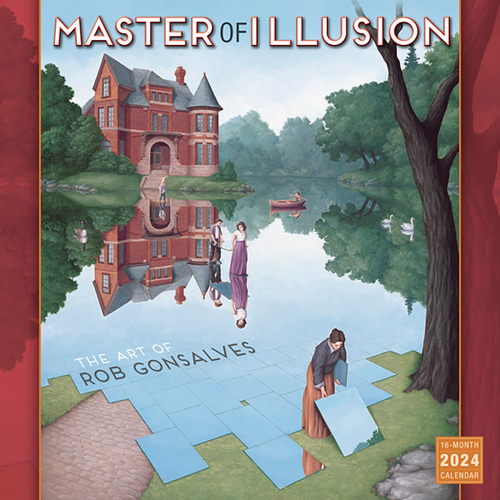 2024 Calendar Master of Illusion 16-Month Square Wall Sellers Publishing S36112