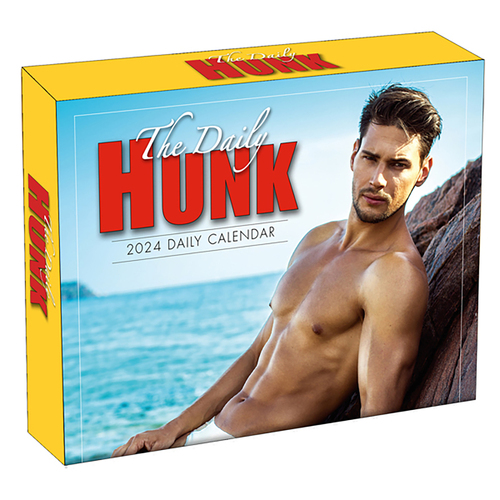 2024 Calendar The Daily Hunk Daily Boxed by Sellers Publishing S37003