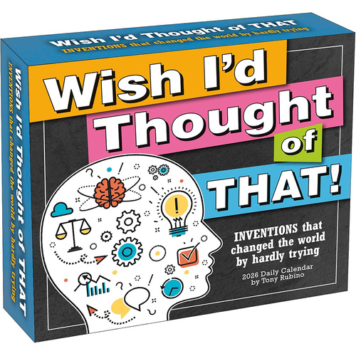 2026 Calendar Wish I'd Thought of That Day-to-Day Boxed, Sellers S44339