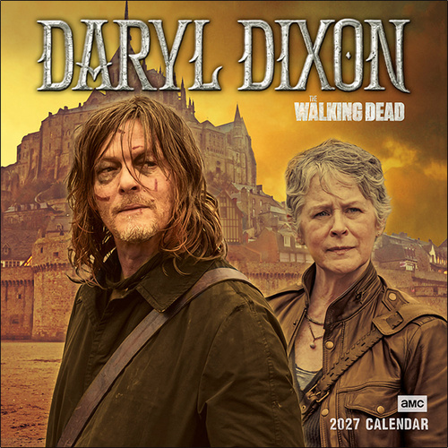2027 16-Month Calendar The Walking Dead: Daryl Dixon Square Wall, Sellers S61602