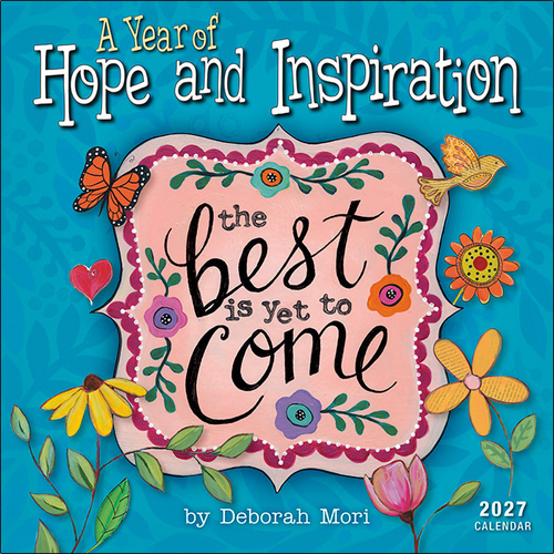 2027 16-Month Calendar A Year of Hope and Inspiration Square Wall, Sellers S61633