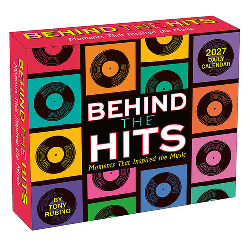 2027 Calendar Behind the Hits Day-to-Day Boxed, Sellers S62142