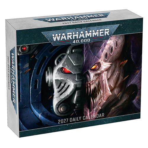 2027 Calendar Warhammer 40,000 Day-to-Day Boxed, Sellers S62258