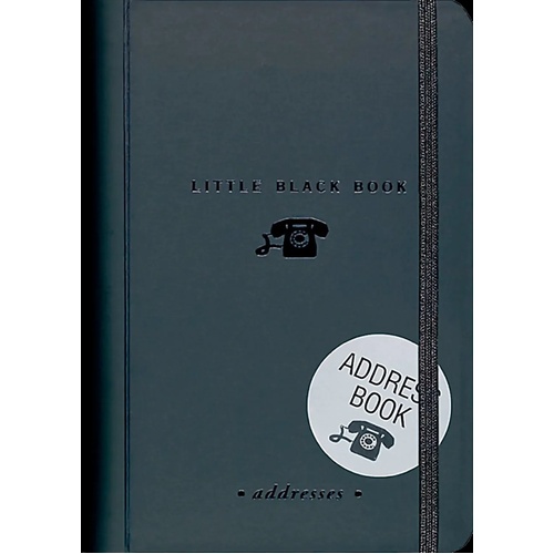 Peter Pauper Press Address Book - Little Black Book, 593896