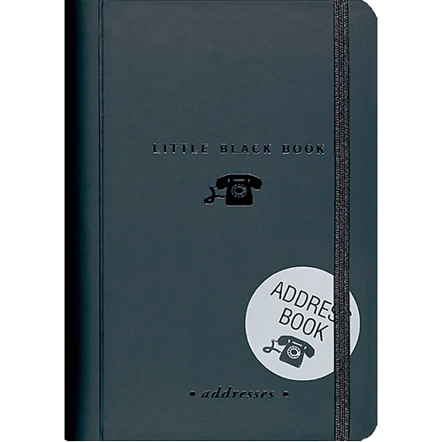 Peter Pauper Press Address Book - Little Black Book, 593896