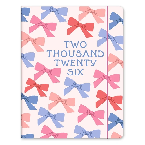 2026 17-Month Planner Orange Circle Just Right 191x248mm Month to View Sweet Bow, ACCO 26352