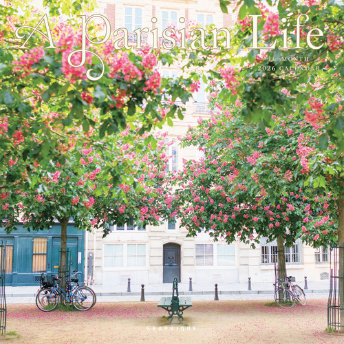 2026 Calendar A Parisian Life 16-Month Square Wall, Graphique de France GF44452