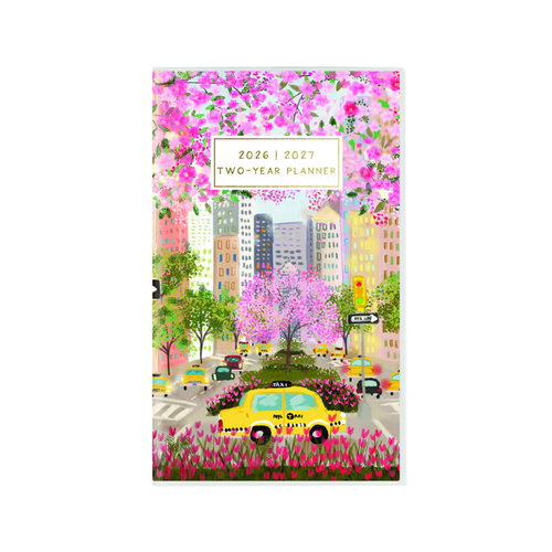 2026-2027 2-Year Planner Joyful Landscapes Pocket Month to View, Graphique de France GF45152