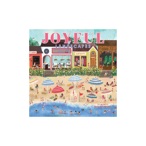 2027 16-Month Calendar Joyful Landscapes Square Wall, Graphique GF45770