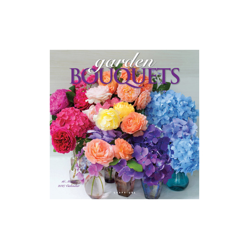 2027 16-Month Calendar Garden Bouquets Square Wall, Graphique GF45909