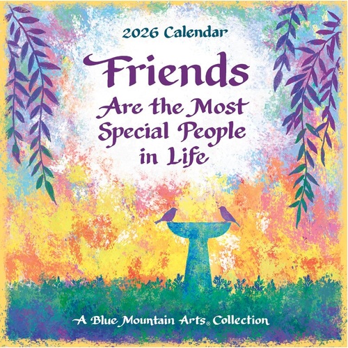 2026 Calendar Friends Mini Wall, Blue Mountain Arts CA5484