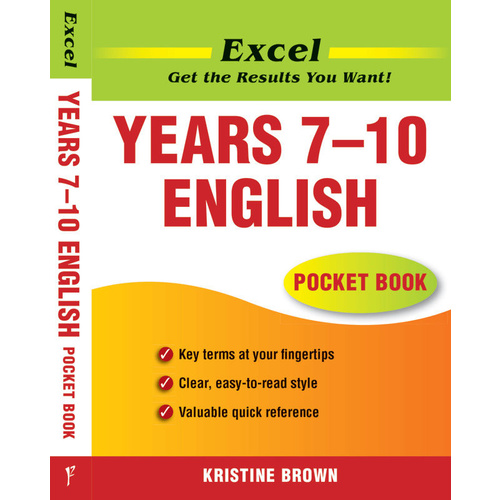 Excel Pocket Book: English Years 7-10