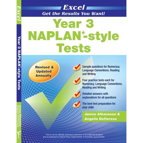 Excel NAPLAN-Style Tests Year 3