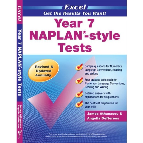 Excel NAPLAN-Style Tests Year 7