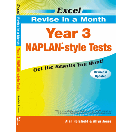 Excel Revise in a Month: NAPLAN-Style Tests Year 3