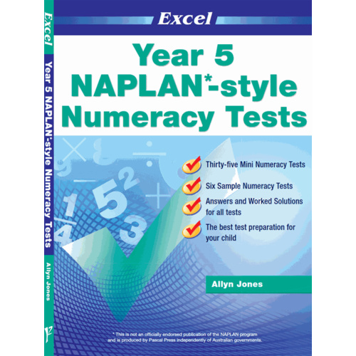 Excel NAPLAN-style Numeracy Tests Year 5