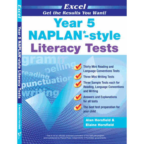 Excel NAPLAN-style Literacy Tests Year 5