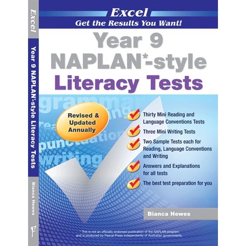 Excel NAPLAN-style Literacy Tests Year 9