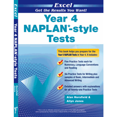 Excel NAPLAN-style Tests Year 4