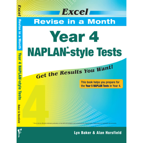 Excel Revise in a Month: NAPLAN-style Tests Year 4