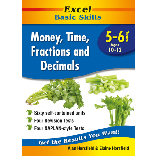 Excel Basic Skills: Money, Time, Fractions and Decimals Years 5-6
