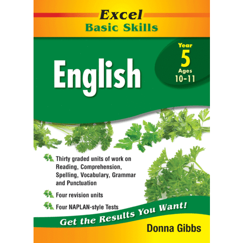 Excel Basic Skills: English Year 5