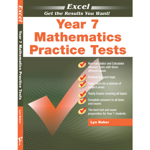 Excel Mathematics Practice Tests Year 7 - Brand New Edition