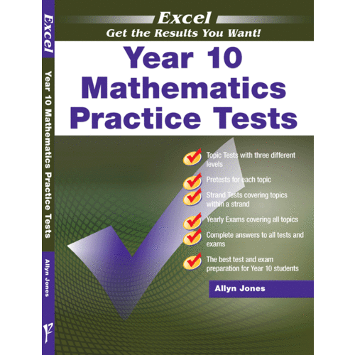 Excel Mathematics Practice Tests Year 10 - Brand New Edition