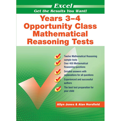 Excel Opportunity Class Mathematical Reasoning Tests Years 3&4