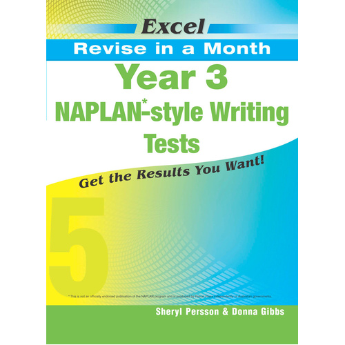 Excel Revise in a Month NAPLAN-style Writing Tests Year 3