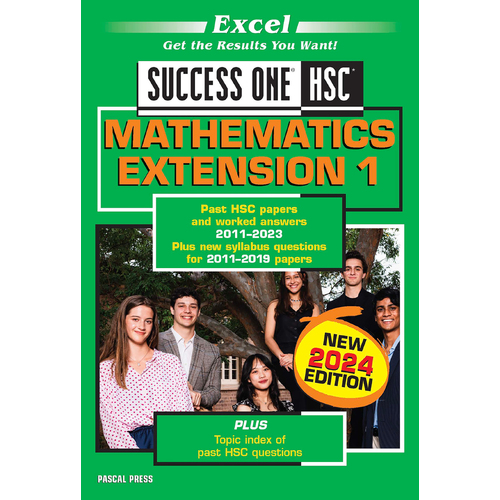 Excel Success One HSC Mathematics Extension 1 2024 Edition