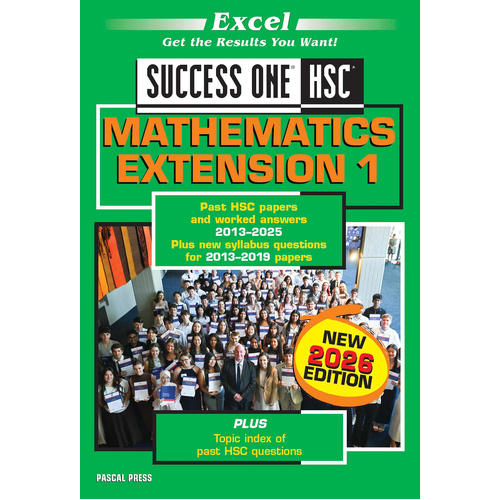 Excel Success One HSC Mathematics Extension 1 2026 Edition