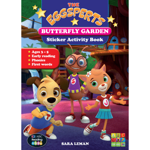 The Eggsperts: Butterfly Garden Sticker Activity Book - Ages 3-5