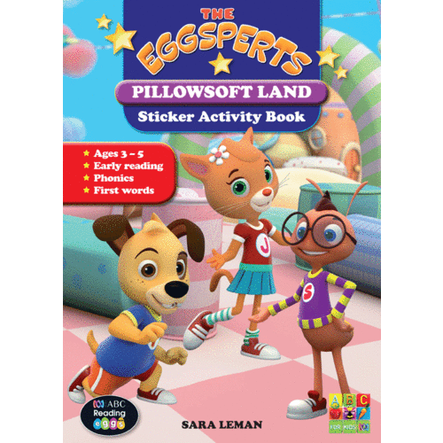 The Eggsperts: Pillowsoft Land Sticker Activity Book - Ages 3-5