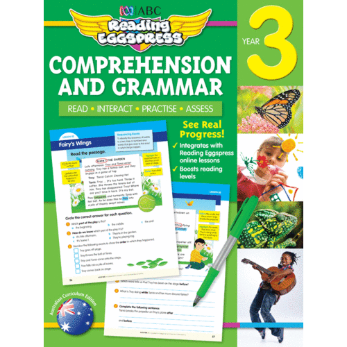 ABC Reading Eggspress: Comprehension and Grammar Year 3