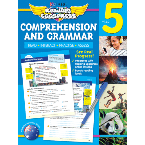 ABC Reading Eggspress: Comprehension and Grammar Year 5