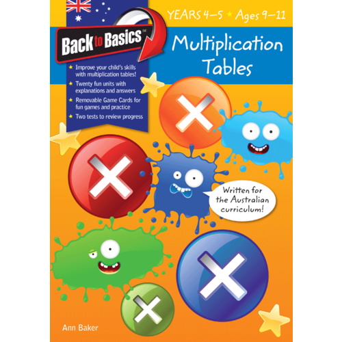 Back to Basics: Multiplication Tables Workbook - Years 4-5 (Ages 9-11)