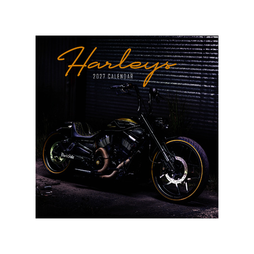 2027 Calendar Harleys Square Wall, Paper Pocket CSB23