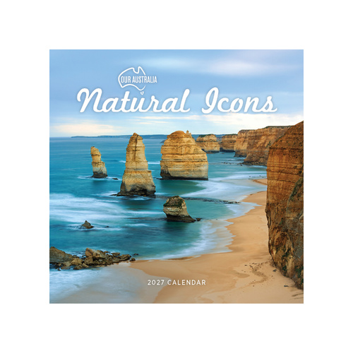2027 Calendar Our Australia Natural Icons Square Wall, Paper Pocket COB20