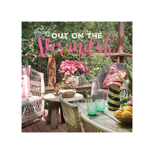 2027 Calendar Our Australia Out On The Verandah Square Wall, Paper Pocket COB21