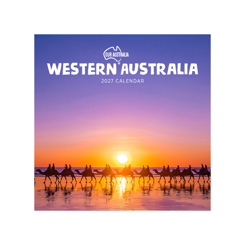 2027 Calendar Our Australia Western Australia Square Wall, Paper Pocket COB32