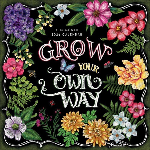 2026 Calendar Grow Your Own Way 16-Month Mini Wall, BrownTrout BT28759