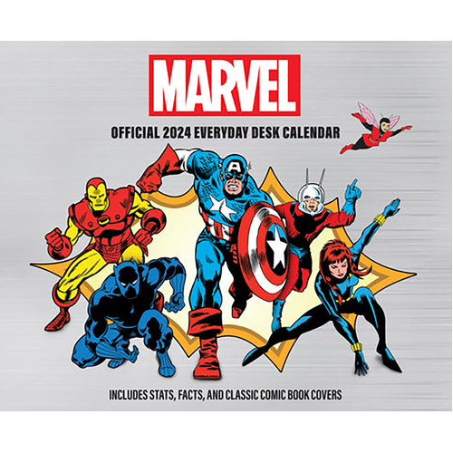2024 Calendar Marvel Official Day-to-Day Boxed, Danilo I29791